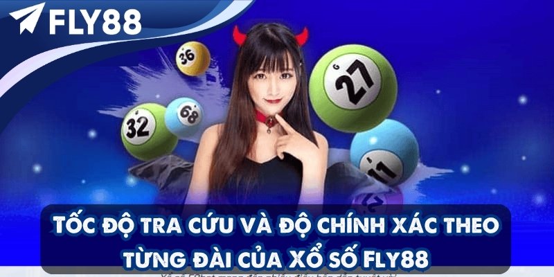 Tốc độ tra cứu và độ chính xác theo từng đài của Xổ số Fly88